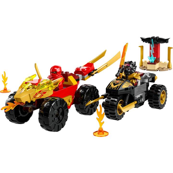 LEGO Ninjago Battaglia su auto e moto di Kai e Ras (71789)