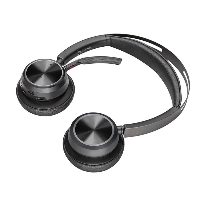 POLY Office Headset Voyager Focus 2 (OnEar, Kabel und Kabellos