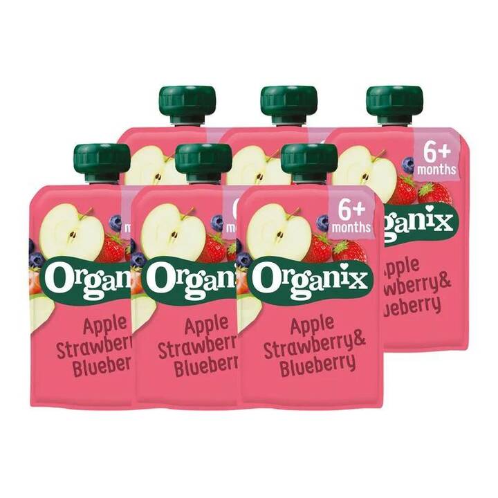 ORGANIX Hero Baby Purée de fruits Boisson (6 x 100 g)