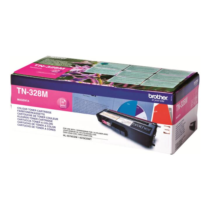 BROTHER TN328M  (Cartouche individuelle, Magenta)