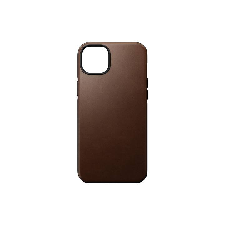 NOMAD GOODS Backcover Modern (iPhone 14 Plus, Rouille brun)
