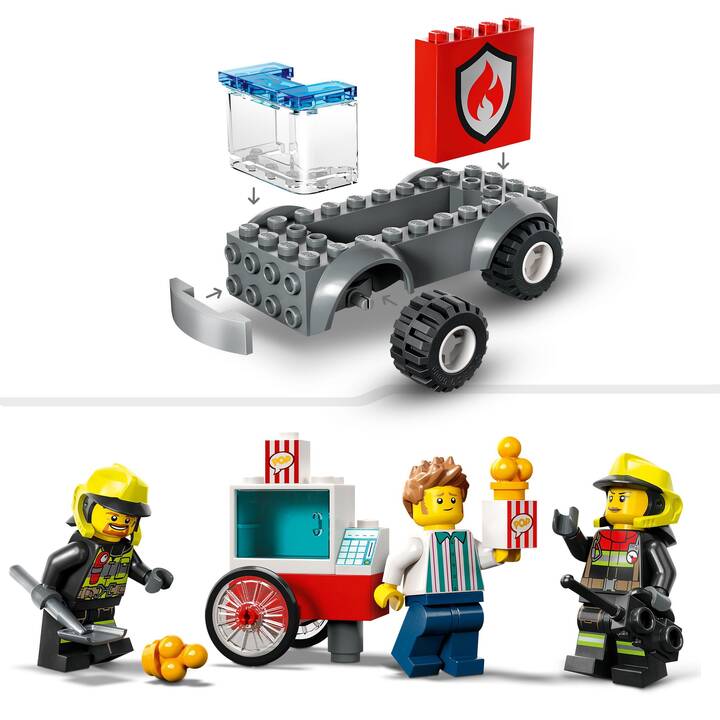 LEGO City La Caserne et le Camion des Pompiers (60375)