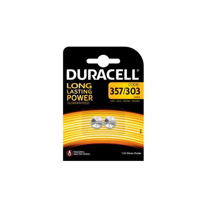 DURACELL Batterie (SR44 / V303 / V357 / V76PX, 2 pièce)