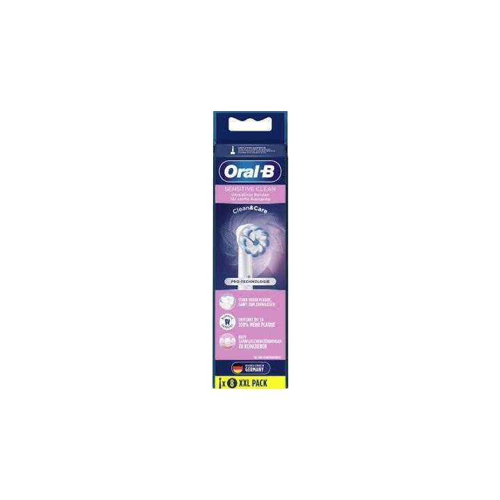 ORAL-B Testa di spazzolino Sensitive Clean (Dolce, 8 pezzo)