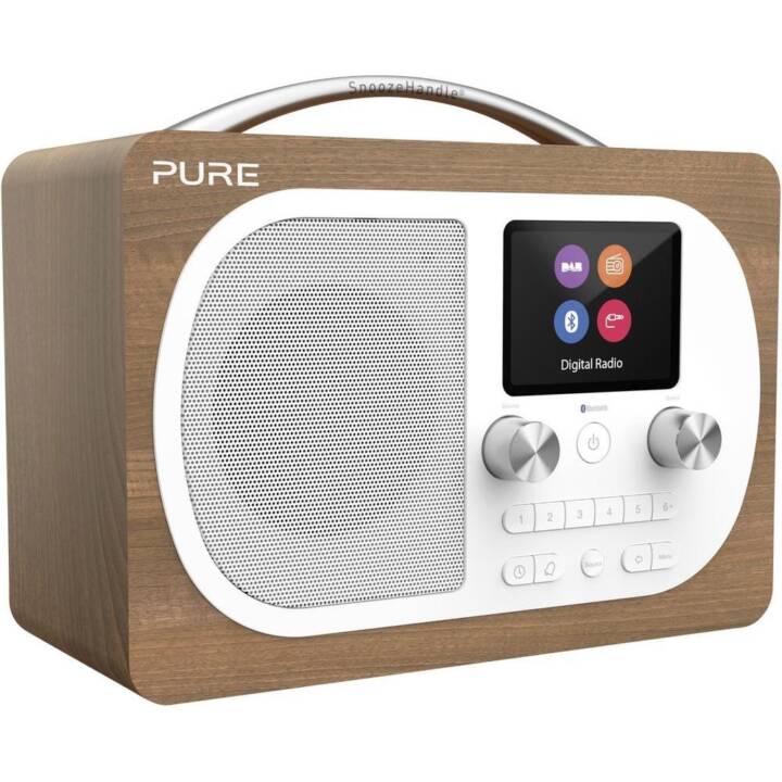 PURE Evoke H4 Radio digitale (Marrone noce, Bianco)