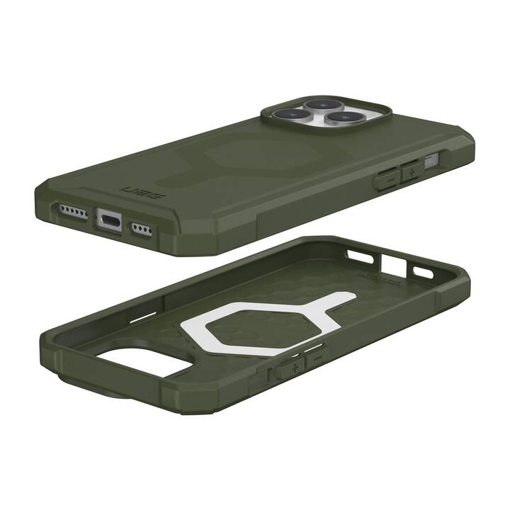 URBAN ARMOR GEAR Backcover Essential Armor (iPhone 15 Pro Max, Vert olive)