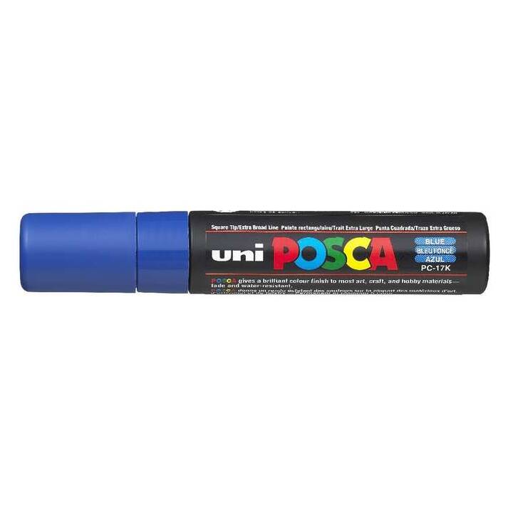 UNI-BALL Marqueur craie Posca (Bleu, 1 pièce)