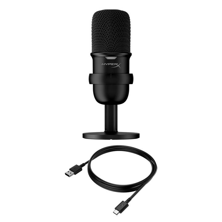 HYPERX SoloCast Microfono da tavolo (Nero)