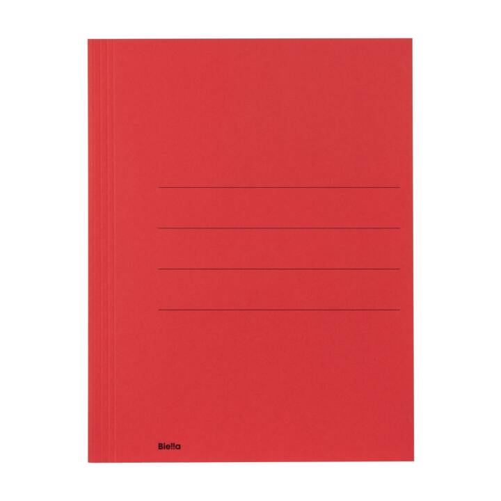 BIELLA Dossier répertoire Jura (Rouge, A4, 1 pièce)