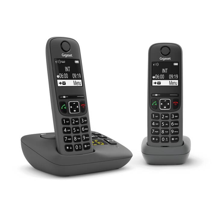 GIGASET A695A Duo (DECT, Schwarz)