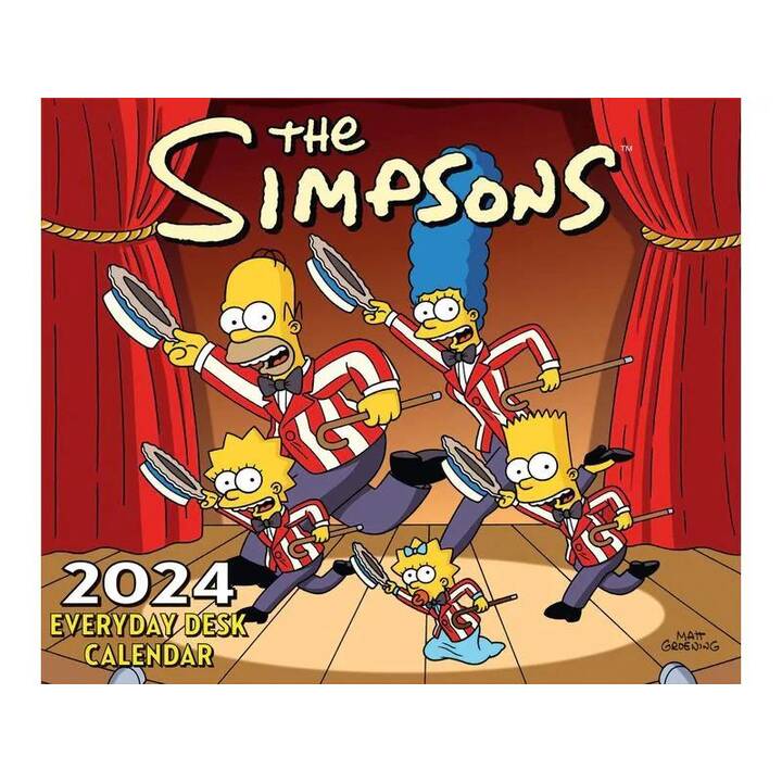 HEYE KALENDER Ephéméride Simpsons 2024