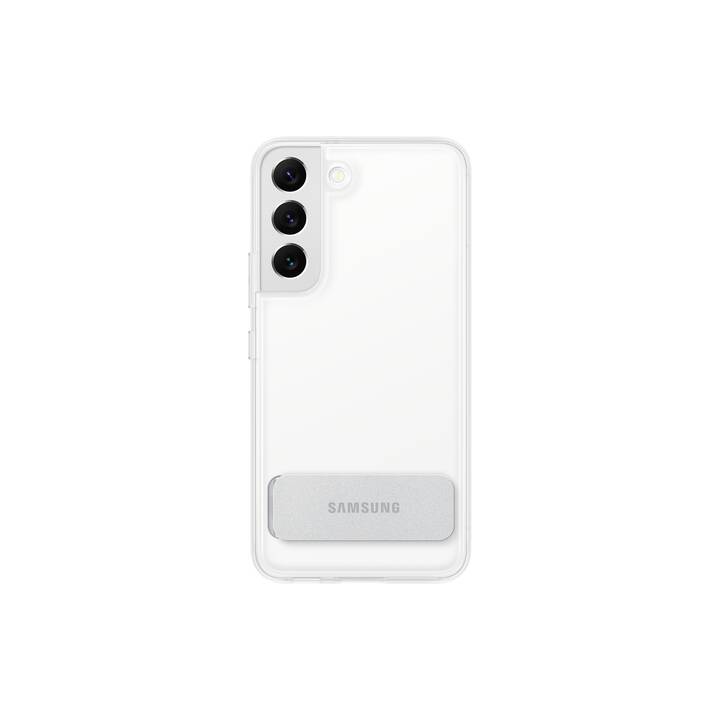 SAMSUNG Backcover Clear Standing Cover (Galaxy S22 5G, Transparent)