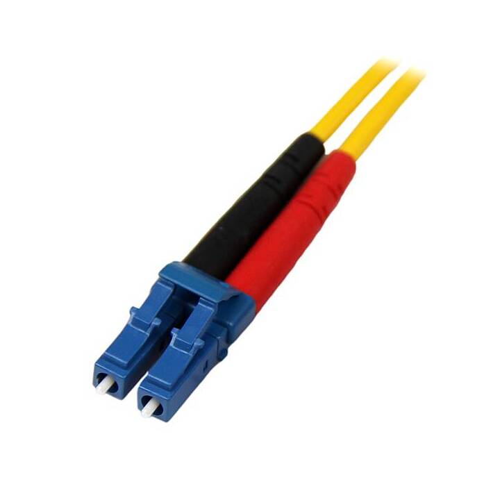 STARTECH.COM monomode 9/125 Duplex LC vers LC FO LC / câble réseau fibre optique - 4 m - Jaune