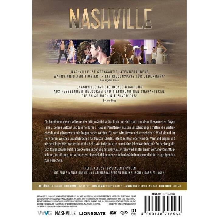 Nashville Saison 3 (DE, EN)