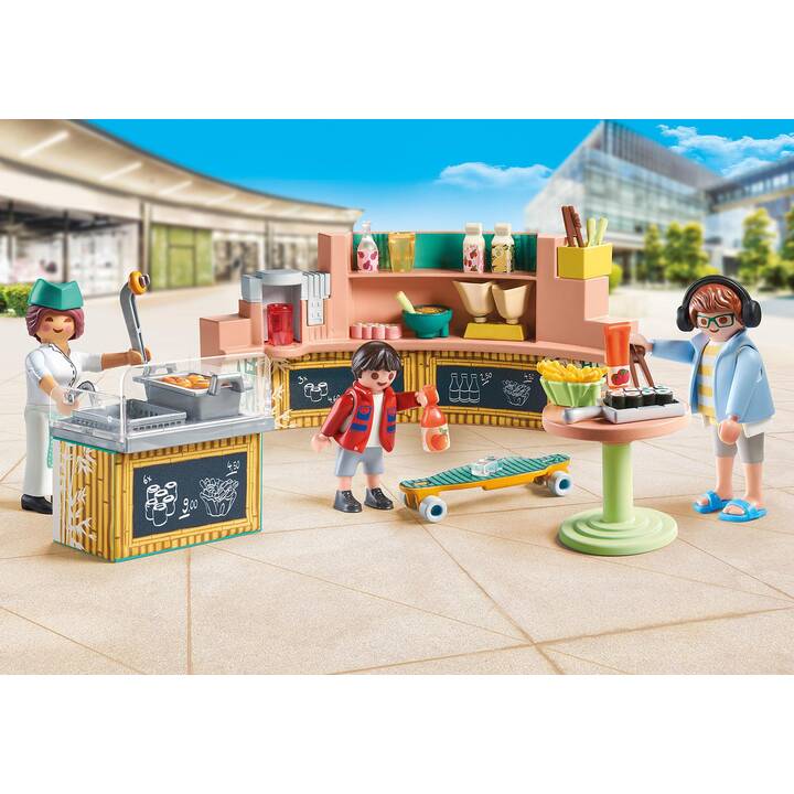 PLAYMOBIL My Life Stand de restauration rapide (71538)