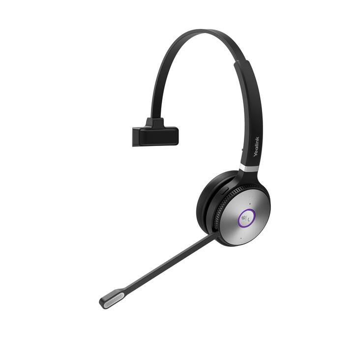 YEALINK Office Headset WH62 (On-Ear, Kabellos, Schwarz)