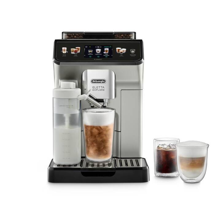 DELONGHI Eletta Explore ECAM450.65.S (Silber, 1.8 l, Kaffeevollautomat)