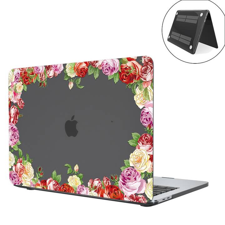 EG cover per MacBook Air 13" Retina (2018 - 2020) - rosa - fiori