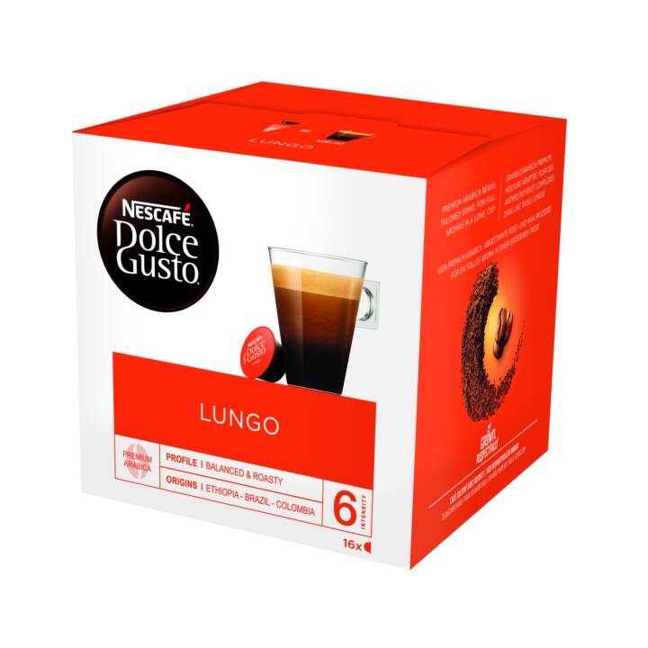 NESCAFÉ DOLCE GUSTO Kaffeekapseln Lungo (16 Stück)