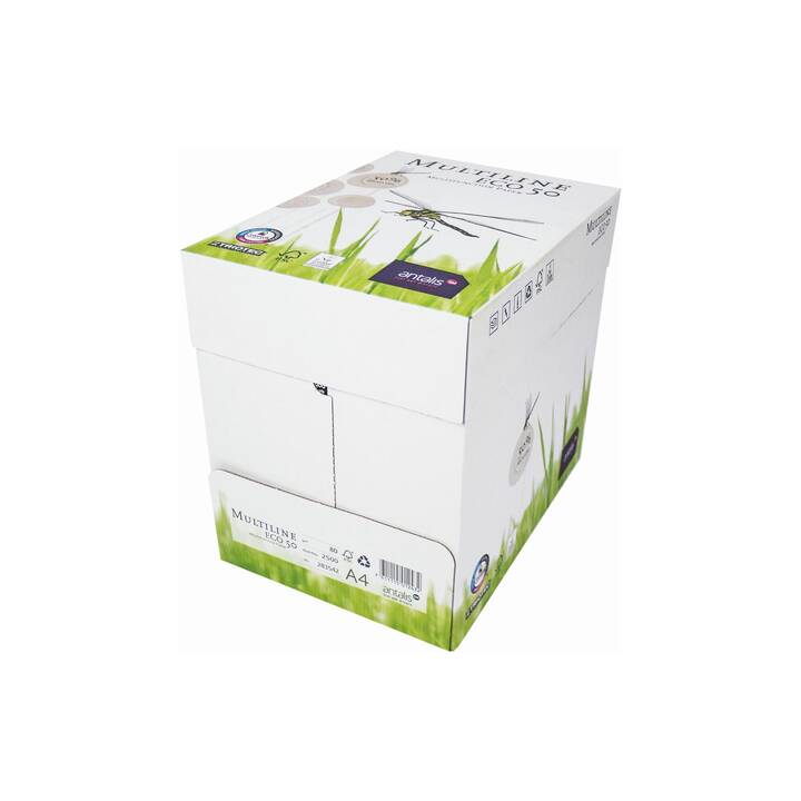 ANTALIS Multiline Eco 50 Papier photocopie (500 feuille, A4, 80 g/m2)