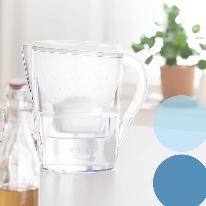 BRITA Filtro acqua da tavola Marella XL incl. 1 cartuccia MAXTRA PRO All-in-1 (2 l, Bianco)