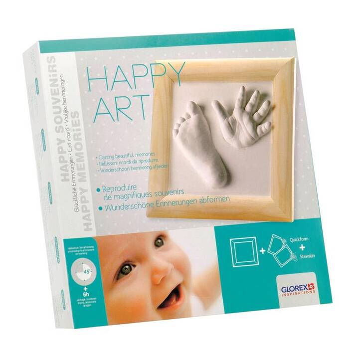 GLOREX Kit d'empreintes Happy Art (Façonné)