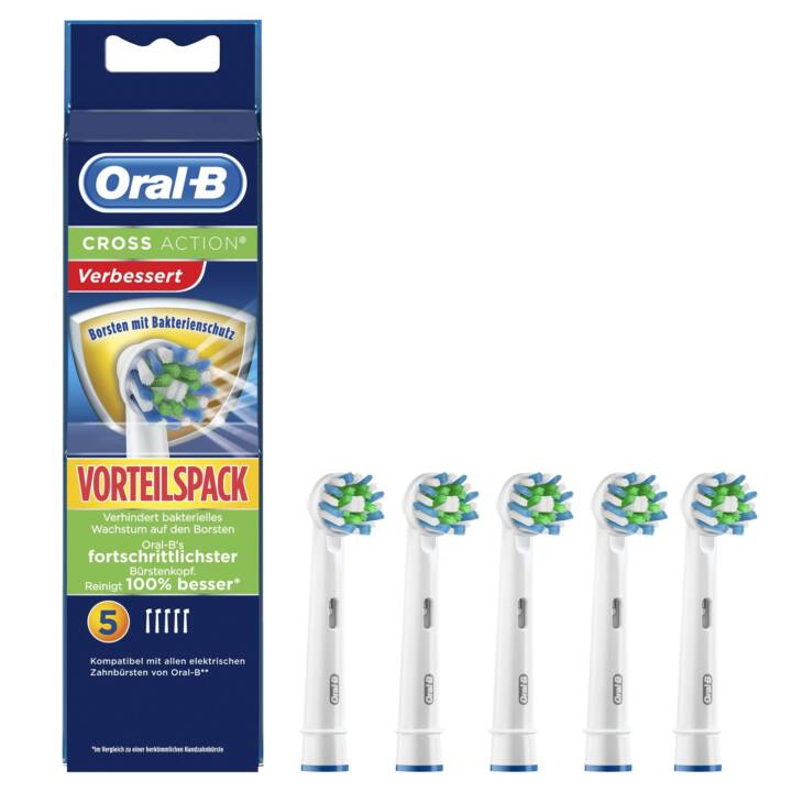 ORAL-B Testa di spazzolino CrossAction (5 pezzo)