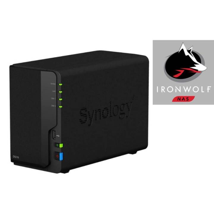 SYNOLOGY DS218 2-bay Seagate IronWolf (2 x 4 TB)