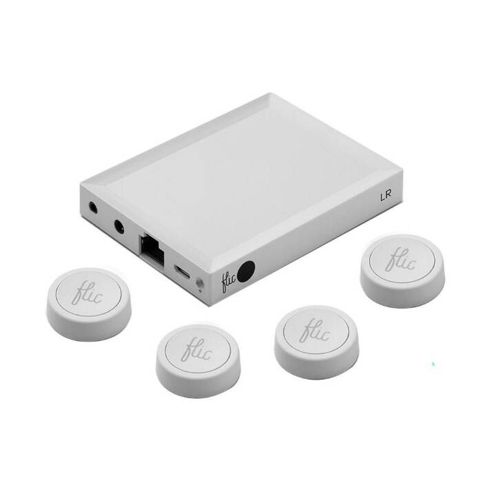 FLIC Hub LR + 4 x Flic 2 Starter Kit (WiFi, Bluetooth)