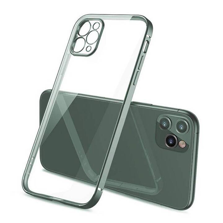 EG Coque arrière souple en TPU pour Apple iPhone 12 6.1" (2020) - vert foncé