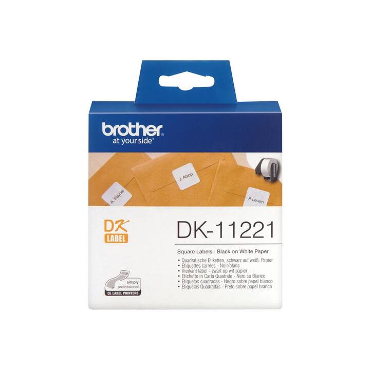 BROTHER DK-11221 Etichette (1 pezzo, 23 x 23 mm)