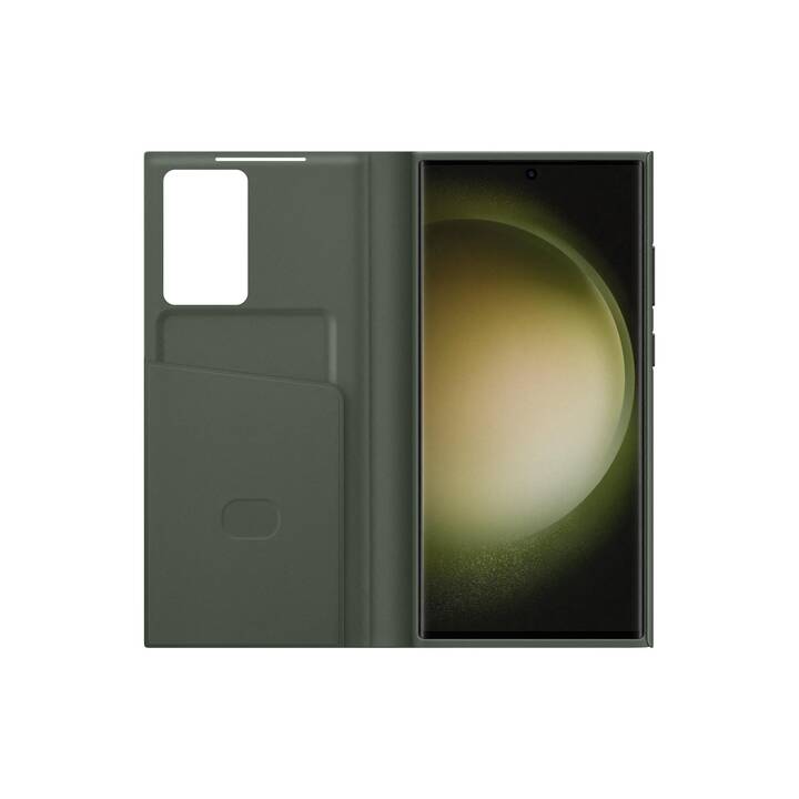 SAMSUNG Flipcover Smart View Wallet Case (Galaxy S23 Ultra, Grün)