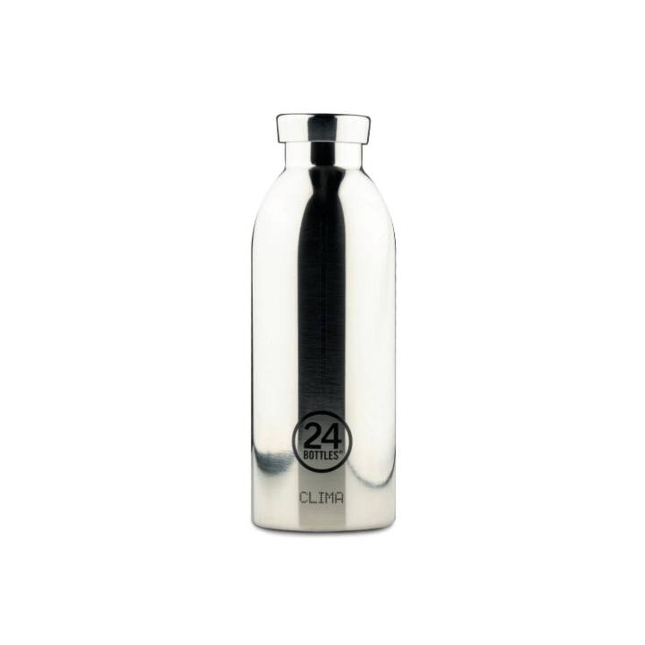 24BOTTLES Bottiglia sottovuoto Clima Platinum (0.5 l, Argento, Nero, Bianco)