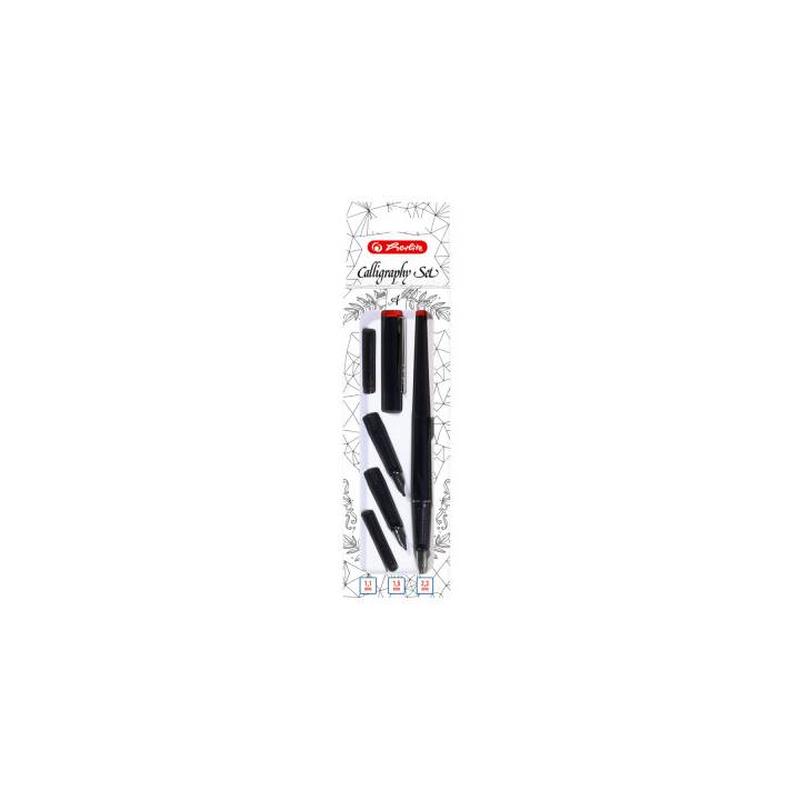 HERLITZ Stylos-plume calligraphique (Noir)