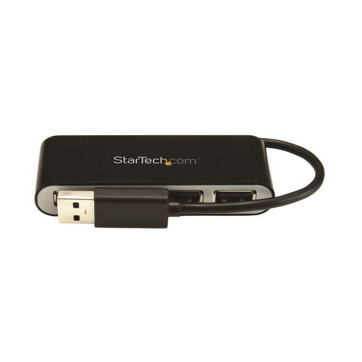 STARTECH.COM Hub USB 2.0 4-Ports Mobile, Noir