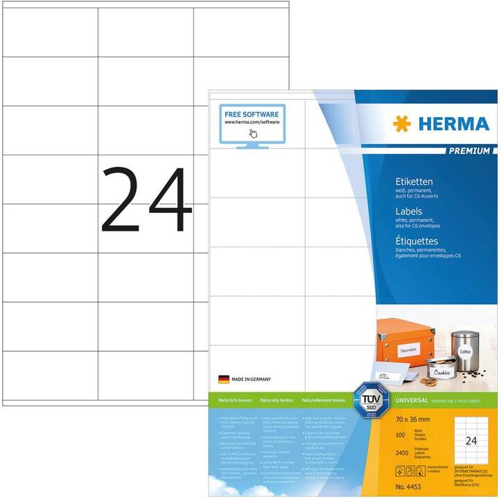 HERMA Premium (36 x 70 mm)