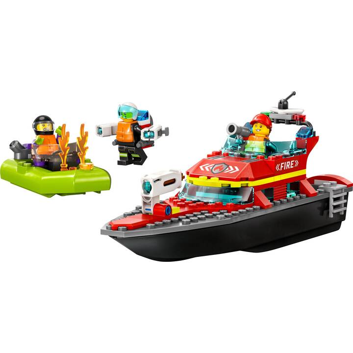 LEGO City Le Bateau de Sauvetage des Pompiers (60373)