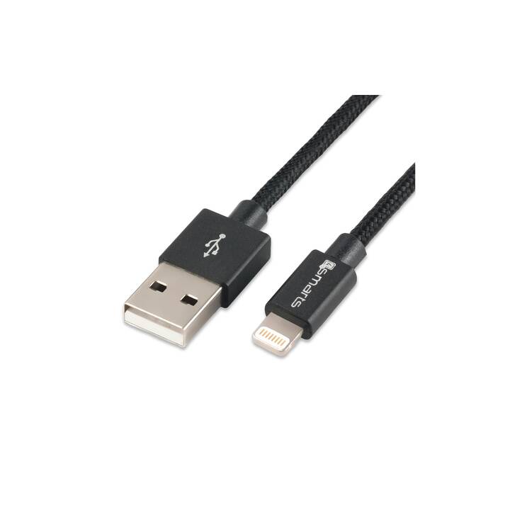 4SMARTS Cavo (USB Typ-A, Lightning, 1 m)