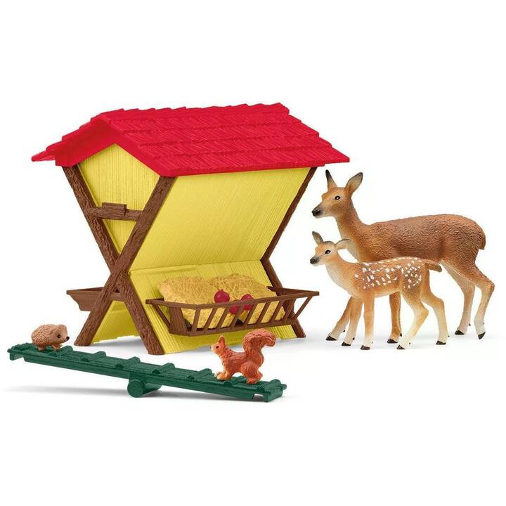 SCHLEICH Farm World Hirsch Eichhörnchen Igel