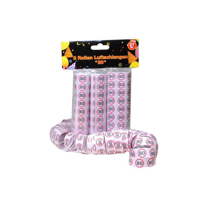 Luftschlangen Rollen Deutschland-Flagge Schwarz Rot Gelb – 3er Pack Für Party-Deko