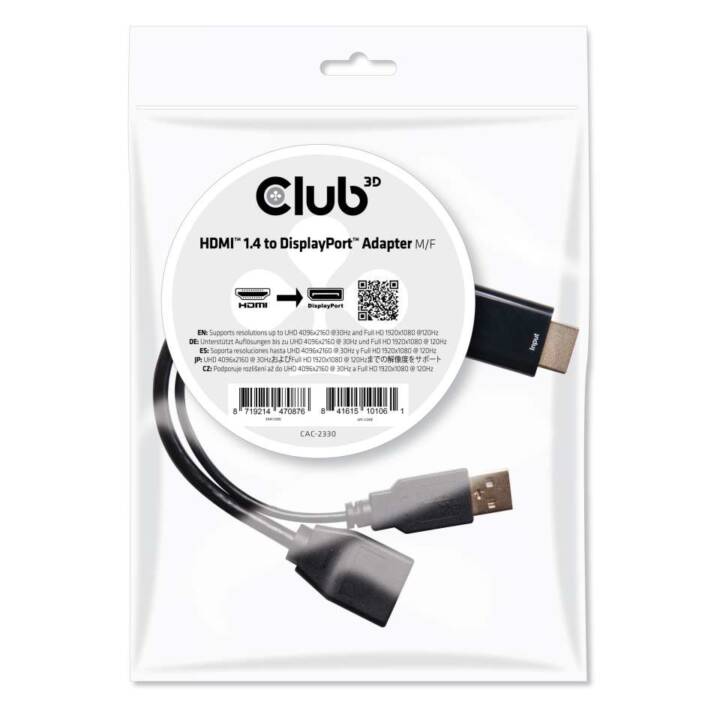 CLUB 3D CAC-2330 Adattatore video (HDMI)