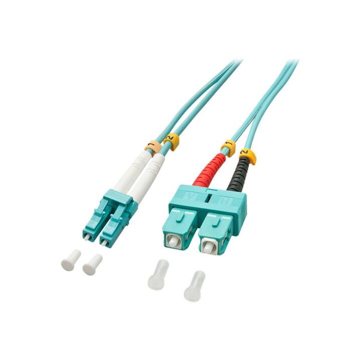 LINDY Netzwerkkabel (LC Multi-Mode duplex, SC-Duplex, 3 m)