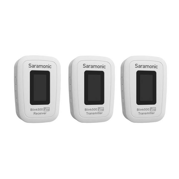 SARAMONIC Blink500 Pro B2W Microfono per dispositivi mobili (Bianco)