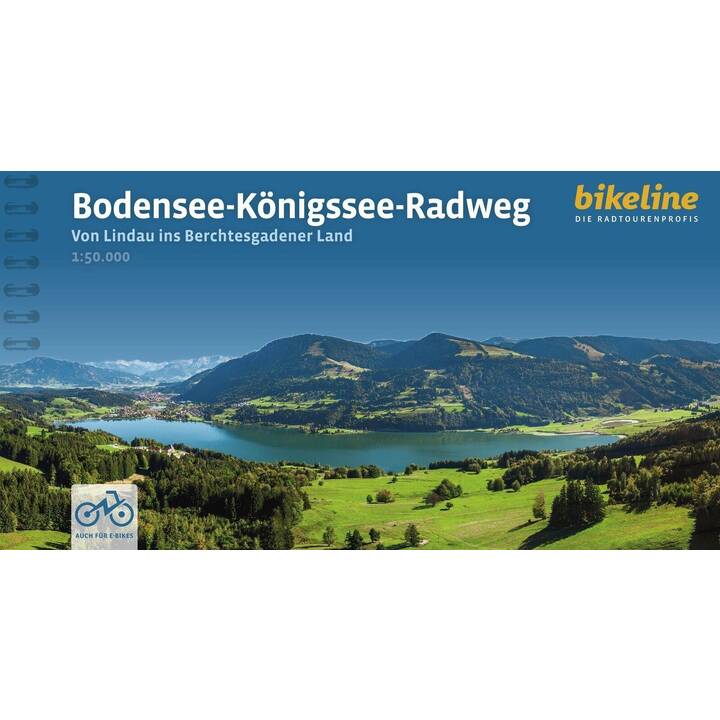 Bodensee-Königssee-Radweg. 1:50'000
