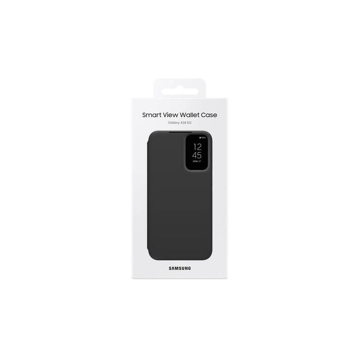 SAMSUNG Flipcover (Galaxy A34 5G, Nero)