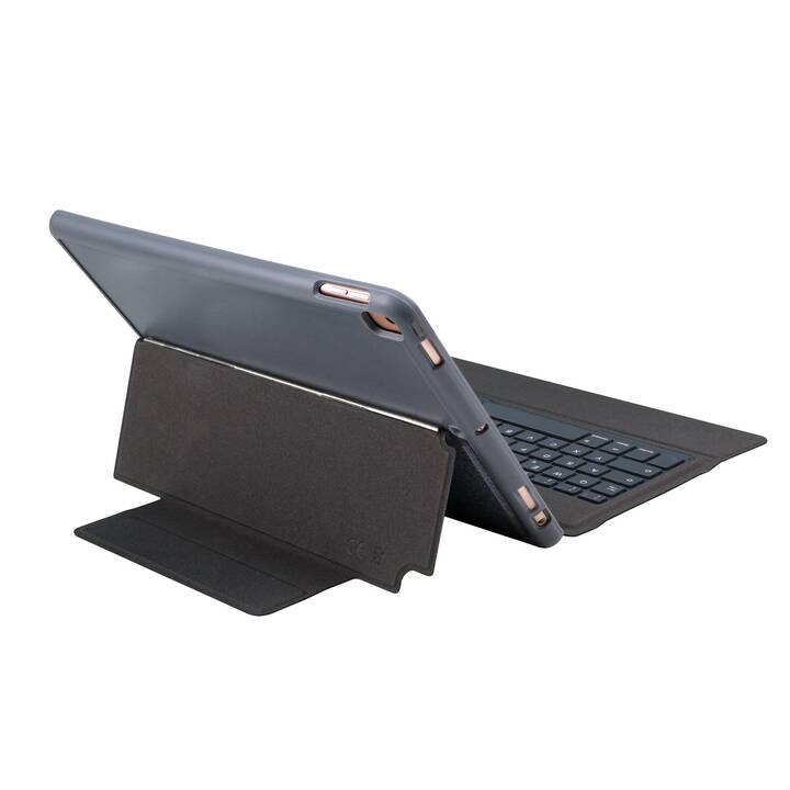 DEQSTER Slim Type Cover / Tablet Tastatur (10.2", iPad Gen. 9 2021, iPad Gen. 8 2020, iPad Gen. 7 2019, Schwarz)