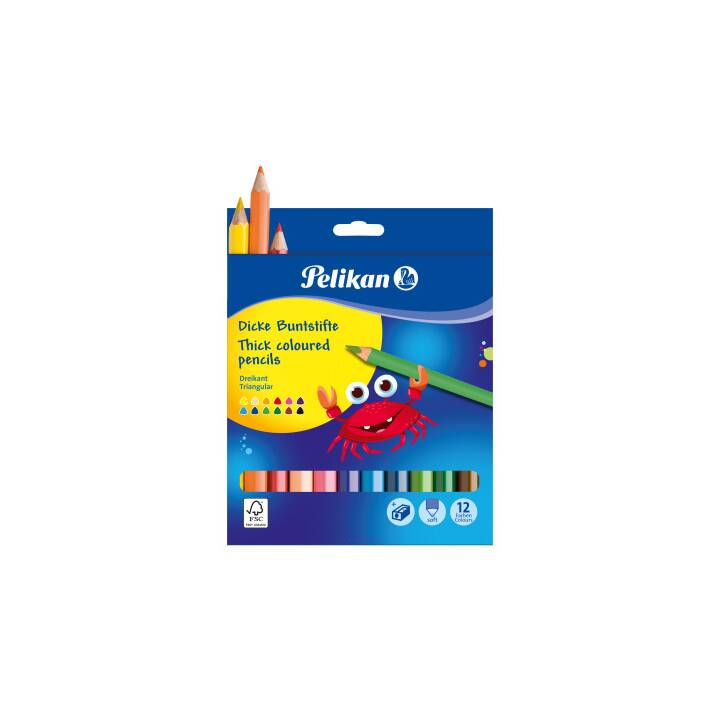 PELIKAN Crayons de couleur (12 pièce)
