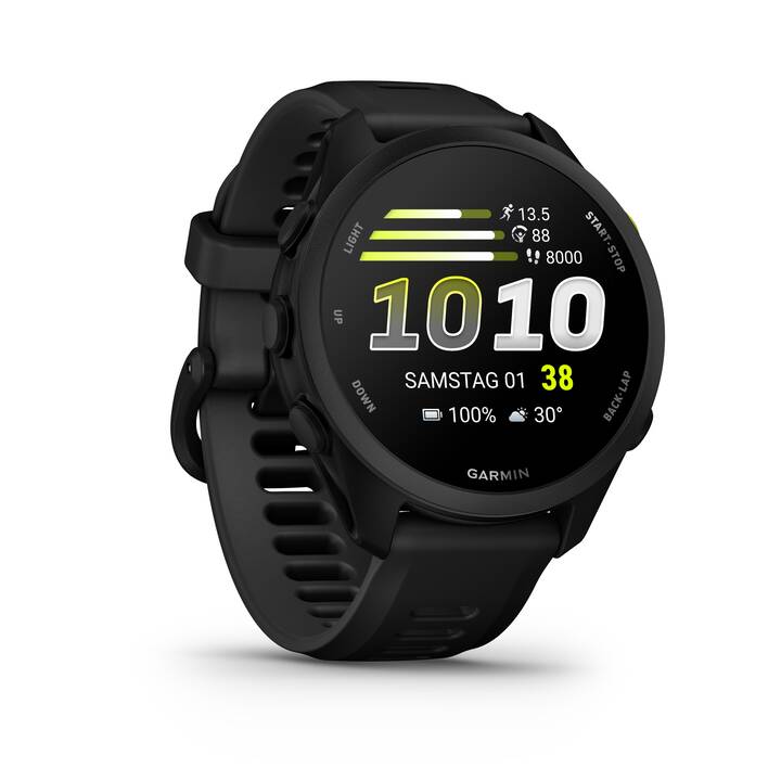 GARMIN Forerunner 70 (42 mm, One Size, Schwarz, Polymer)
