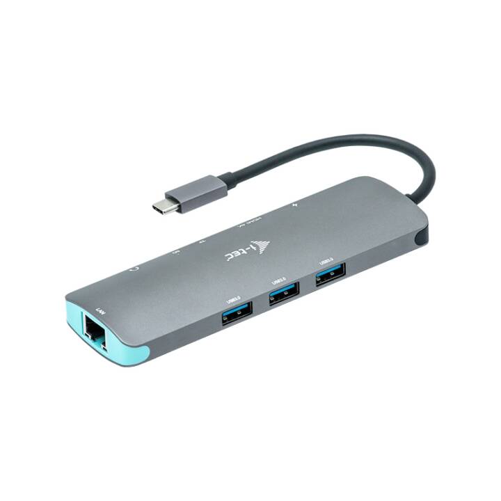 I-TEC Dockingstation Metal Nano (HDMI, 3 x USB 3.0 Typ-A, RJ-45 (LAN))