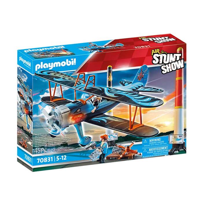 PLAYMOBIL Air Stuntshow Biplan Phénix (70831)